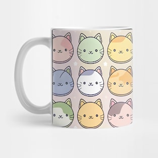 Face Of The Cats Cute Cat Lover Mug